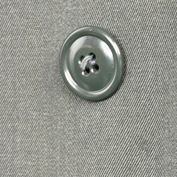 Vintage Military Wool Overcoat Gaberdine Belted Trench Removeable Liner 36L - Picture 8 of 16